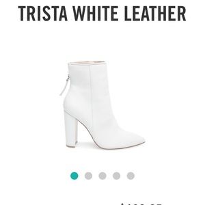 Steve madden trista white leather Clearance